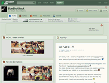Tablet Screenshot of bluebird-stock.deviantart.com