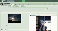 Desktop Screenshot of deviantgalaris.deviantart.com