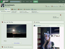 Tablet Screenshot of deviantgalaris.deviantart.com