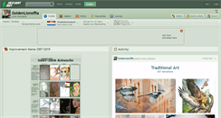 Desktop Screenshot of goldenlionofra.deviantart.com