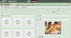 Desktop Screenshot of lorddraqo.deviantart.com