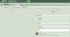 Desktop Screenshot of carolelyn.deviantart.com