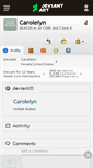 Mobile Screenshot of carolelyn.deviantart.com
