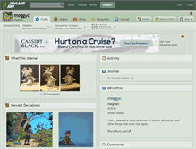 Tablet Screenshot of meggyc.deviantart.com