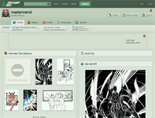 Tablet Screenshot of mastermerol.deviantart.com