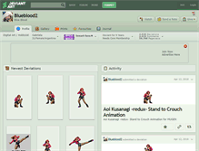 Tablet Screenshot of blueblood2.deviantart.com