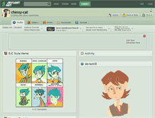 Tablet Screenshot of chessy-cat.deviantart.com