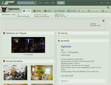 Tablet Screenshot of digigekko.deviantart.com