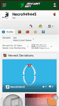 Mobile Screenshot of necro949445.deviantart.com