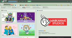 Desktop Screenshot of markanime.deviantart.com