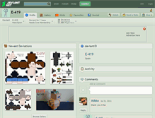 Tablet Screenshot of e-419.deviantart.com