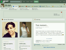 Tablet Screenshot of niki-dark.deviantart.com