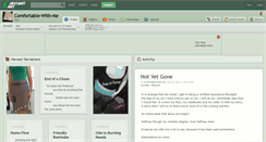 Desktop Screenshot of comfortable-with-me.deviantart.com