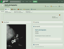 Tablet Screenshot of mario-photography.deviantart.com