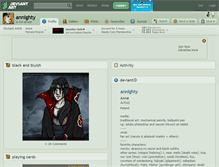 Tablet Screenshot of annighty.deviantart.com