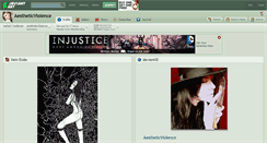 Desktop Screenshot of aestheticviolence.deviantart.com