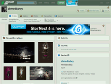 Tablet Screenshot of ahmedbahey.deviantart.com