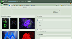 Desktop Screenshot of dblake.deviantart.com