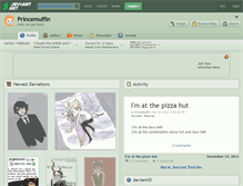 Tablet Screenshot of princemuffin.deviantart.com