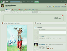 Tablet Screenshot of haithamghorab.deviantart.com