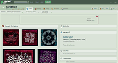 Desktop Screenshot of fatdesigns.deviantart.com