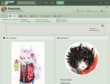 Tablet Screenshot of phoenixkai.deviantart.com