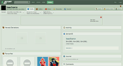 Desktop Screenshot of isaacscarce.deviantart.com
