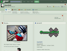 Tablet Screenshot of gmrgirlx.deviantart.com