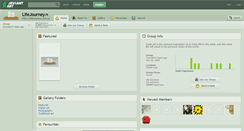 Desktop Screenshot of lifejourney.deviantart.com