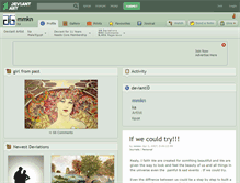 Tablet Screenshot of mmkn.deviantart.com