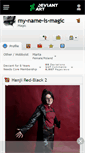 Mobile Screenshot of my-name-is-magic.deviantart.com