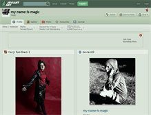 Tablet Screenshot of my-name-is-magic.deviantart.com