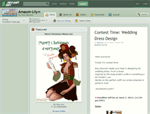 Tablet Screenshot of amazon-lily.deviantart.com
