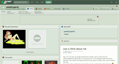 Desktop Screenshot of peedmypants.deviantart.com