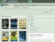 Tablet Screenshot of mappn.deviantart.com