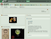 Tablet Screenshot of ga-san90.deviantart.com