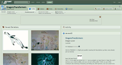 Desktop Screenshot of dragonstransformers.deviantart.com