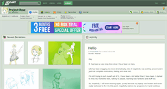 Desktop Screenshot of project-rose.deviantart.com