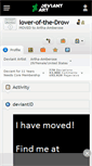 Mobile Screenshot of lover-of-the-drow.deviantart.com