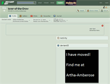 Tablet Screenshot of lover-of-the-drow.deviantart.com