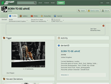 Tablet Screenshot of born-to-be-annie.deviantart.com