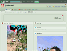 Tablet Screenshot of forsakensoul.deviantart.com