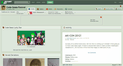 Desktop Screenshot of code-geass-forever.deviantart.com