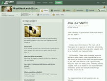 Tablet Screenshot of greatmexicanartists.deviantart.com