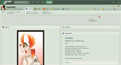 Desktop Screenshot of chantililly.deviantart.com