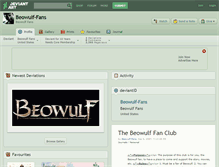 Tablet Screenshot of beowulf-fans.deviantart.com