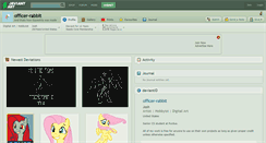 Desktop Screenshot of officer-rabbit.deviantart.com