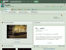 Tablet Screenshot of ninjaein.deviantart.com