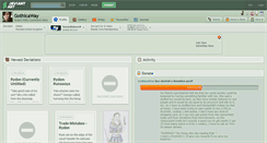 Desktop Screenshot of gothicaway.deviantart.com