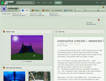 Tablet Screenshot of mobudaki.deviantart.com